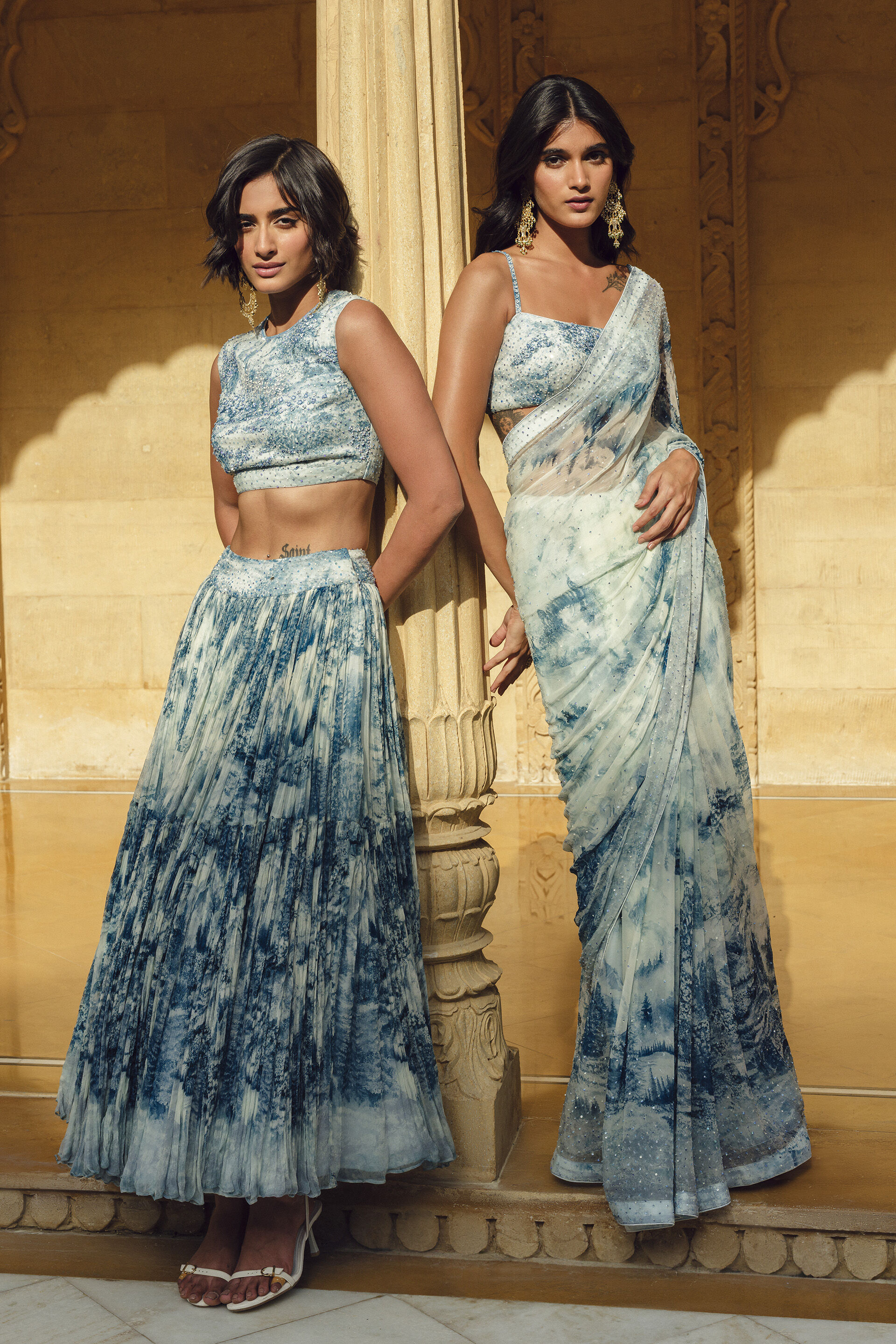 Morava Skirt Set - Powder Blue, Powder Blue, image 4